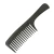 Import Private logo hot selling hair salon tool professional wide tooth detangling carbon hair comb from China