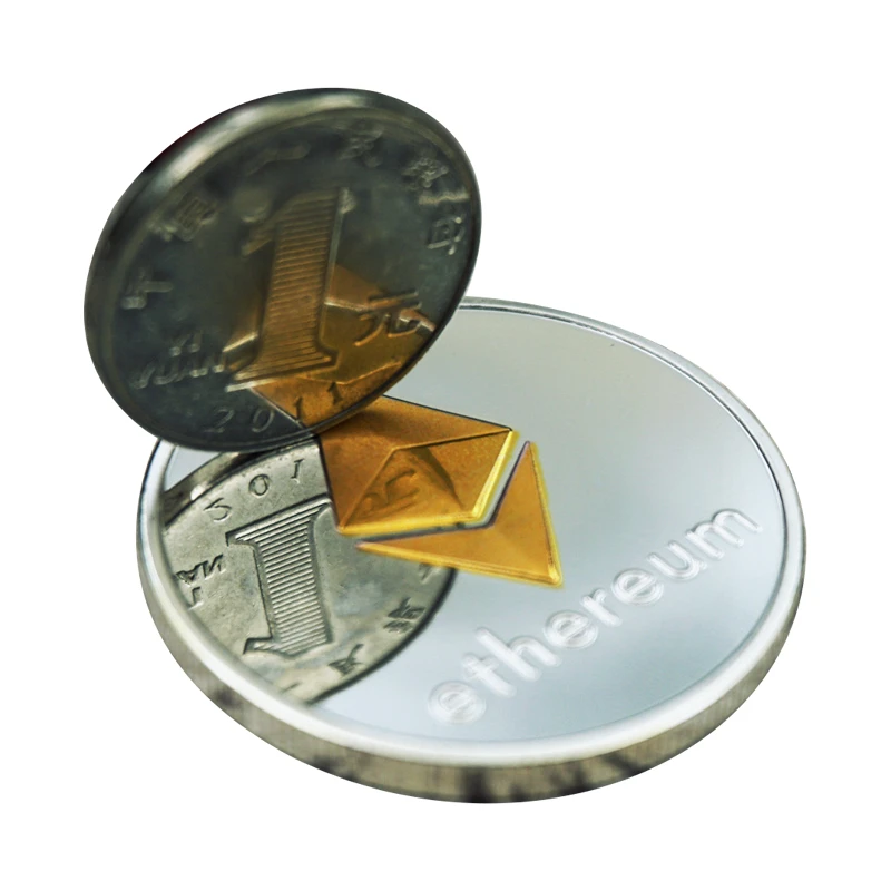 Profession Engraved Logo 3D Xrp Eth Coin 24K Metal Gold Silver Plating Souvenir Ethereum Litecoin Challenge Bitcoin Ripple Coin