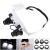 Import Professional 10X 15X 20X 25X LED Magnifier Double Eye Glasses Loupe Lens Jeweler Watch Repair Measurement with 8 Lens LED lamp from China