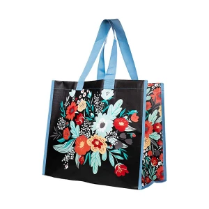 Promotional Customised Color Eco Friendly Reusable Gift Packaging Big PP Non Woven Tote Shopping Bag