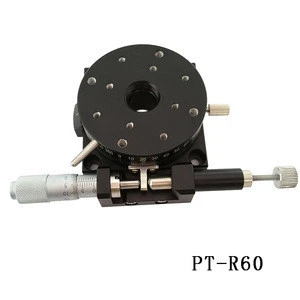 PT- R38/R60/R80/R100/R125 R Axis Manual Rotation Stage, Rotating Platform, Optical Sliding Table