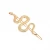 Import Punk fashion simple snake gold hair pins metal clip personality creative vintage for women wedding hairgrips hair accessories from China