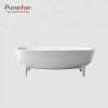 Puraston 800mm wide cUPC plastic artificial stone spa tubs with legs drain