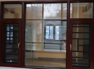 PVC and aluminium interior decorative casement windows and dpprs
