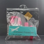pvc bag package transparent spray bottle pump bottle plastic bottle set for cleaning products