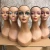 Import Pvc Half Body Fashion Mannequin Head Display With Shoulders For Makeup Jewelry Wigs Display Wholesale from China