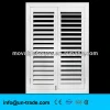 PVC window with built-in shutters