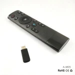 Q5 2.4GHz Wireless Voice Control Gyro Air Mouse with Microphone, 6 Axis Gyroscope Remote Control For Smart tv Android Box PC