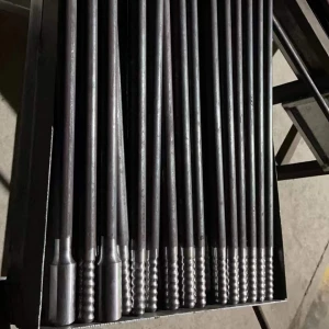 R32-RD32-1000mm drill rod, Double wrench, SS length 900mm, Material 23CrNi3Mo