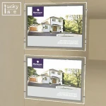 Real Estate Agent Hanging Acrylic LED Window Displays