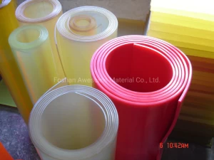 Red Color 10mm Thickness Polyurethane Sheet Rubber Sheet Plastic Sheet
