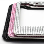 Rhinestone Car License Plate Frame