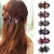 Import Rhinestone Double Flower Hair Clip Crystal Peals Combs Female Elegant Beaded Hairgrip Handmade Fashion Hair Accessories from China
