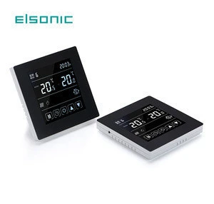 room-thermostat-wireless probe water underfloor weekly programmable heating part type touch screen thermostat