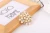 Import rose golden pearl rhinestone flower brooch for wedding dress and invitation card from China