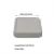 Import round soap dishes diatomite oval grab bar travel natural stone soap dish with drain from China