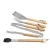 Import RTS Portable BBQ Tools 5 piece Barbecue Tool Set Grill Accessories Kit with Eco Friendly wooden box from China