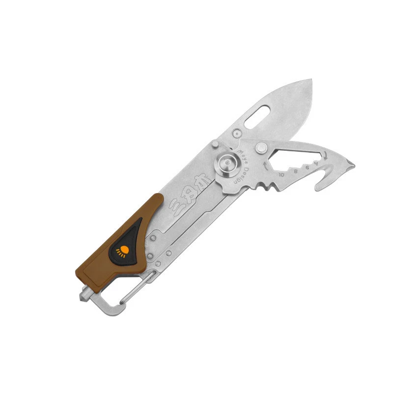 Sanrenmu 6050 PV Multifunction Tool Outdoor Hunting Camping Survival Utility EDC Pocket Folding Knife