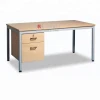 School Classroom or Office Funriture Wooden Single Teacher Table with Two Locking Drawer