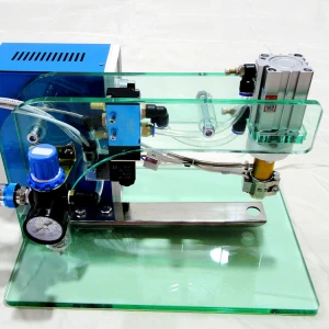 semi-automatic kraft paper coffee packaging bag valve laminating machines