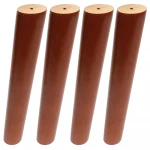 Set of 4 mid-century modern economical practical multifunctional replacement best selling furniture parts wooden legs
