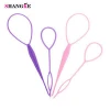 shangke 2pcs One big and one small hair tools New Popular portable comb disk hair pin to wear hair stick dish