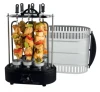 Shawarma,kebab,rotisserie function Electric BBQ vertical grill with 6 skewers with EMS ,Hot sale to Russia