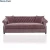 Import Shayne Luxury High-end Customize Modern Red Fabric Nailheads Tufted 2 Seater Sofa Bed Furniture Living Room Company Velvet Sofa from China