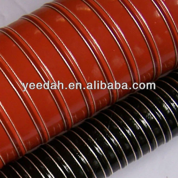 Silicone rubber coated fiberglass tube/pipe/hose pipe