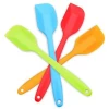Silicone Spatula Set in FDA Grade Hygienic Solid Coating Heat-Resistant Kitchen Utensils Set for Cooking, Baking and Mixing