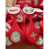 Silicone Wholesale Pocket  Nurse Watch Brooch Silicone With Pin Clip Nurse Watch custom logo nurse watch