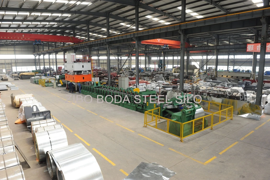 Silo manufacturer/ Workshop of Zibo Boda Steel Silo/Boda factory