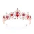 Import Silver blue crystal bride tiara crown bridal tiaras head jewelry diadem for women from China