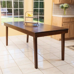Simple Design Mahogany Stained Wood  Dining Tables