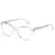 Import Simple men women PC Clear Lens TR90 frame anti blue light glasses optical frames from China