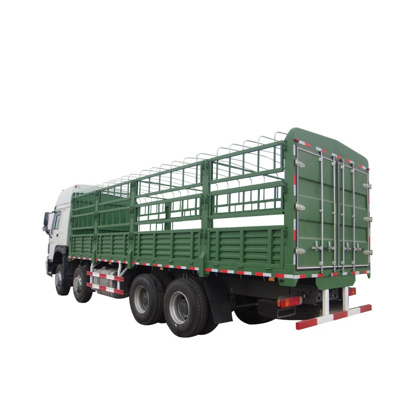Sinotruk Howo 8x4 12 wheeler stake lorry cargo truck for livestock transport