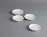 small quality round ceramic dessert dish snacks dish dip sauce dish