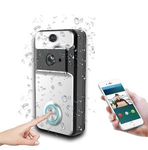 smart home waterproof security ring video phone ios Android camera Visual Intercom alarm talking Wireless Battery Wifi doorbell