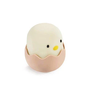 Smart Sensor LED Silicone Egg Light Eggshell Cartoon Lamp Chicken  Night Light For Nursery Baby Kids Birthday Gift