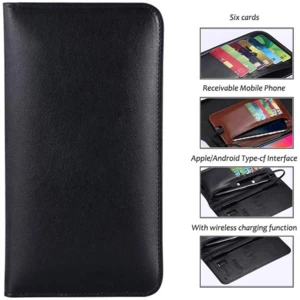 Smart travel LCD Screen wireless phone charging power bank  favourable price multitool envelope  wallet