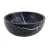 Import Smoky Black Natural Stone Made Bowls For Tabletop Centerpiece Fruits Serving Desert Bowl Hand Curved Luxury Bowl from China