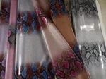 snake glitter synthetic  leather