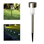 Solar Lights Outdoor Garden Led Light Landscape/Pathway Lights Stainless Steel