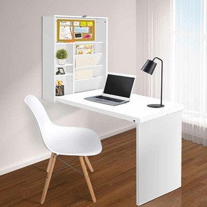 Space saving smart furniture   Fold Out Convertible Wall Mount Desk study table Cheap Folding Office Computer Desk