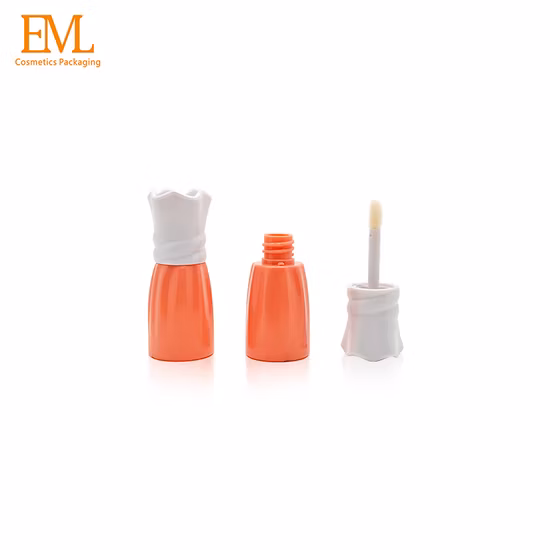 Eml Pack LG4178 Blowing Bottle Lip Gloss Empty Packaging 8ml ABS Bottle Lip Oil Container for Glue Key Chain Lipgloss Empty Case