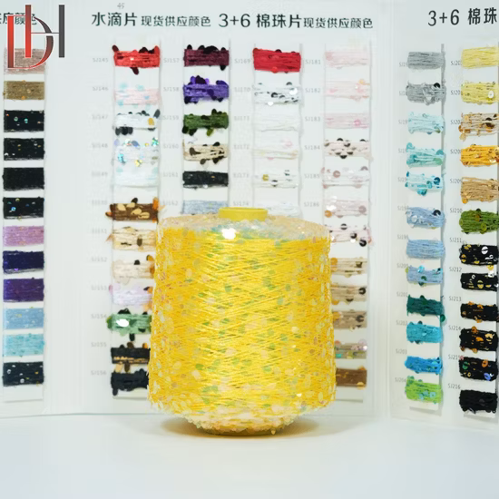 New Abrasion Resistant Melange High-Quality Fabric Fancy Unique Factory Drop-Shaped Decorative Yarn