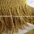 Import Special fringes mingled in gold metal Tassel Fringe from Pakistan