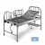 Import Stainless Steel 2 Crank Manual hospital bed for patient with backrest handle from China