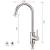 Import Stainless Steel 360 Degree Swivel Kitchen Sink Faucet Modern Hot& Cold Mixer Nickel Kitchen Faucet from China