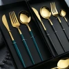 stainless steel cutlery set gold cutlery set cuttlery